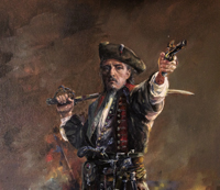 Oilportrait pirate